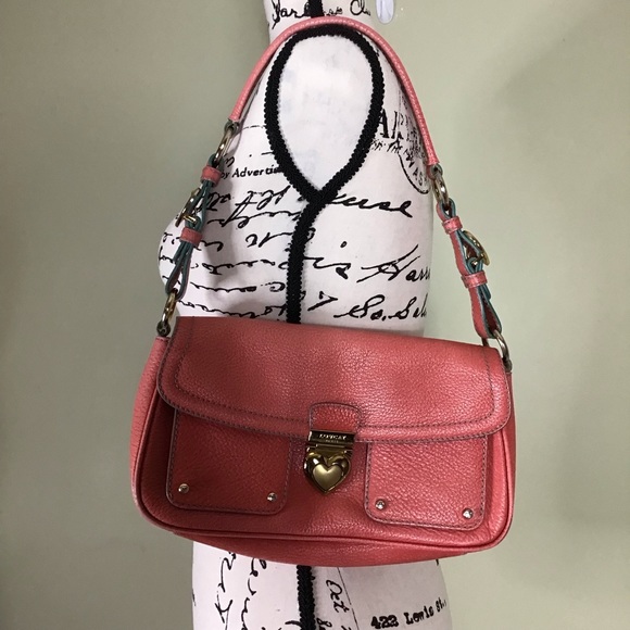 Lovcat Paris leather pink underarm baguette EUC y2k *Rare* - Picture 5 of 10